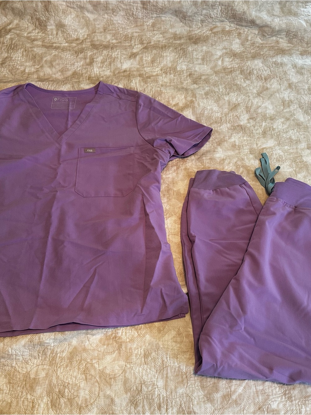 FIGS Lilac Dawn Scrub Set XXL